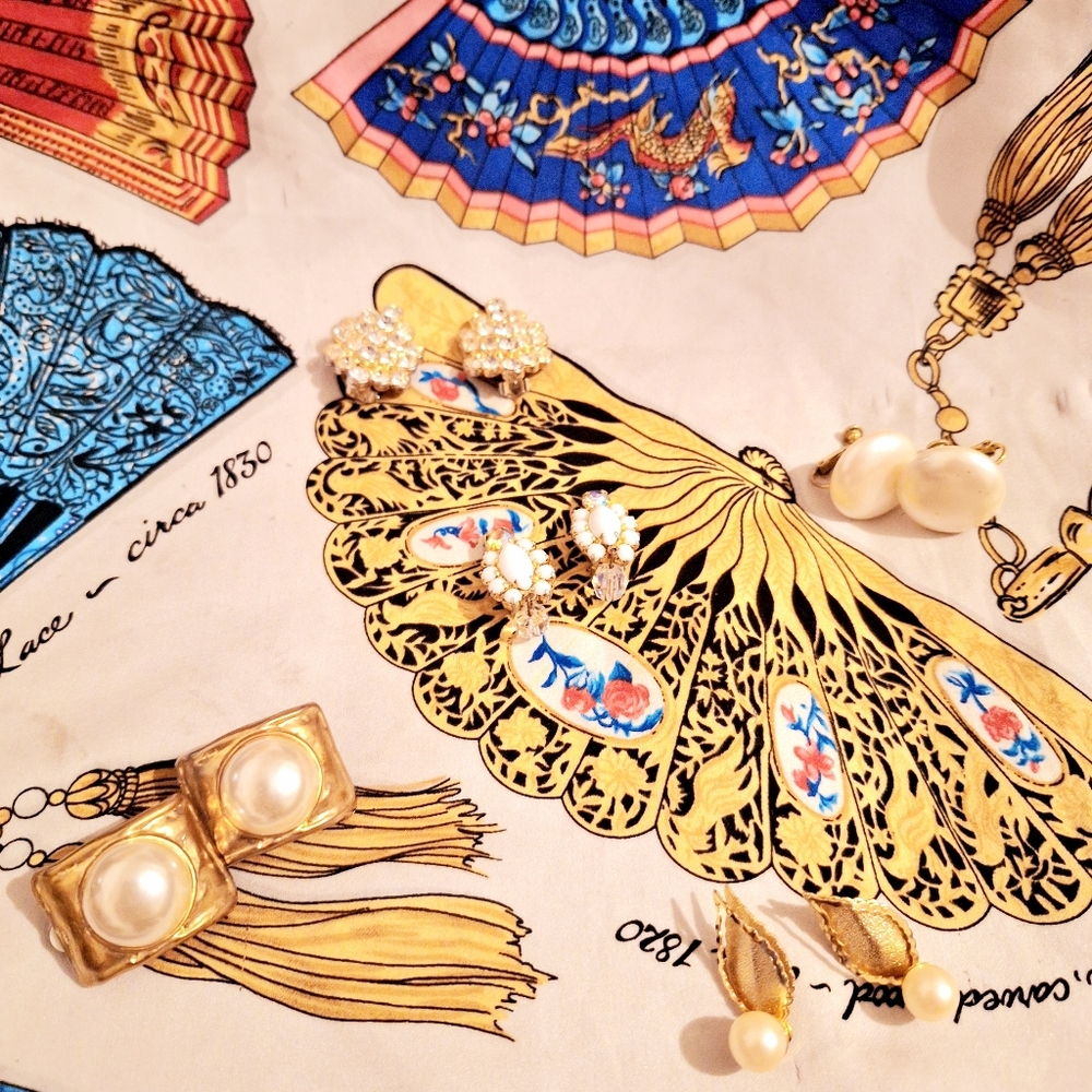 Gold & Creme Vintage Clip-In Set